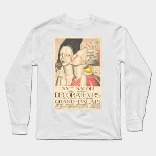 1924 French Art Exhibition Poster by Jean Dupas Long Sleeve T-Shirt